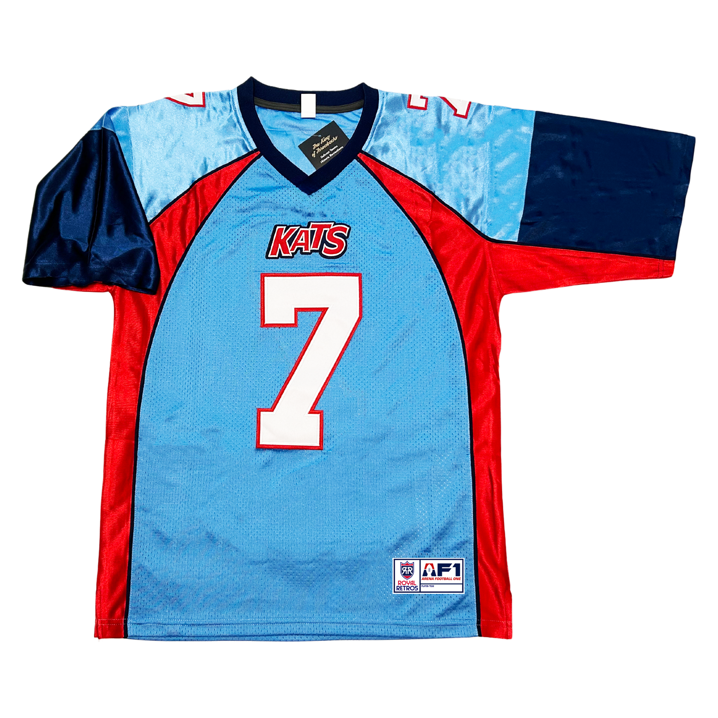 AF1 Nashville Kats Throwback Jersey - Small / Blue - Jerseys