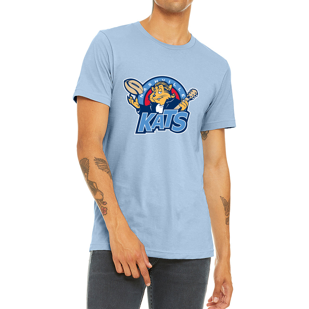 Nashville Kats T-Shirt light blue Royal Retros