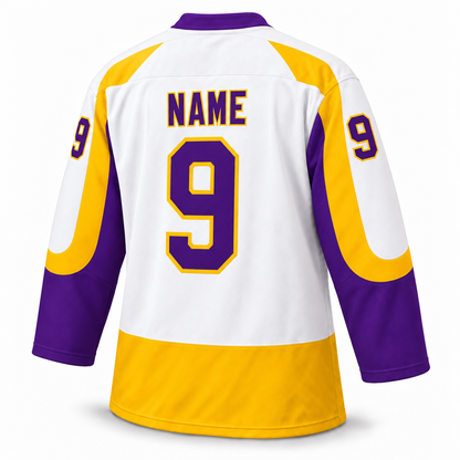New York Golden Blades white jersey back mockup NAME 9
