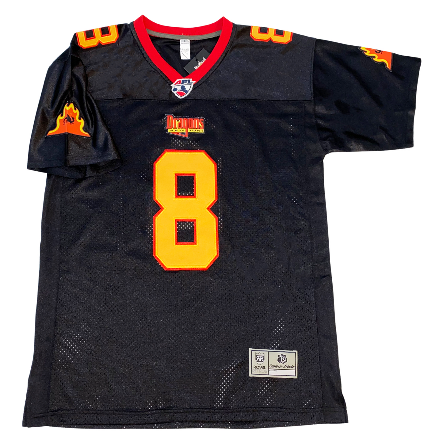 New York Dragons Arena League Jersey black Royal Retros