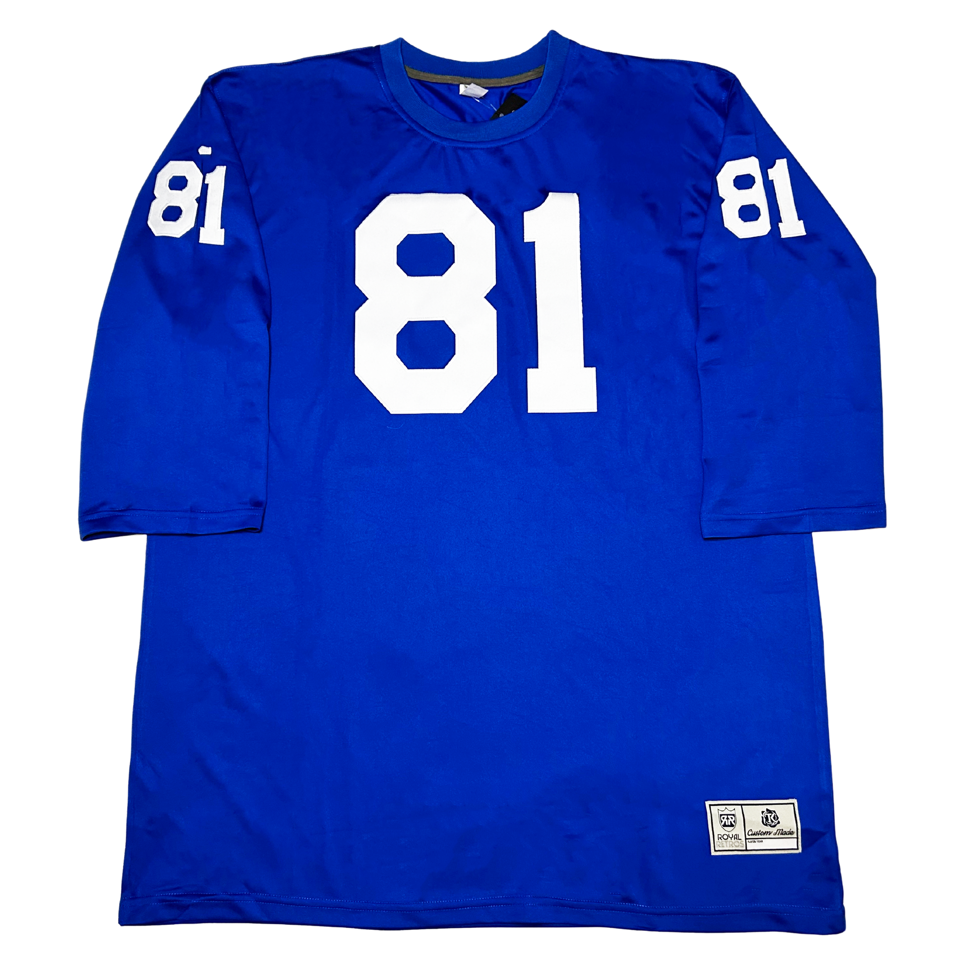 New York Blue Men Football Jersey Historic Football Royal Retros