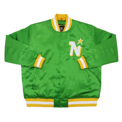 minnesota north stars satin jacket