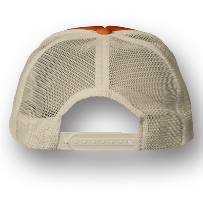 Southern California Sun Trucker Hat Orange Poppy Oyster / one size Hats