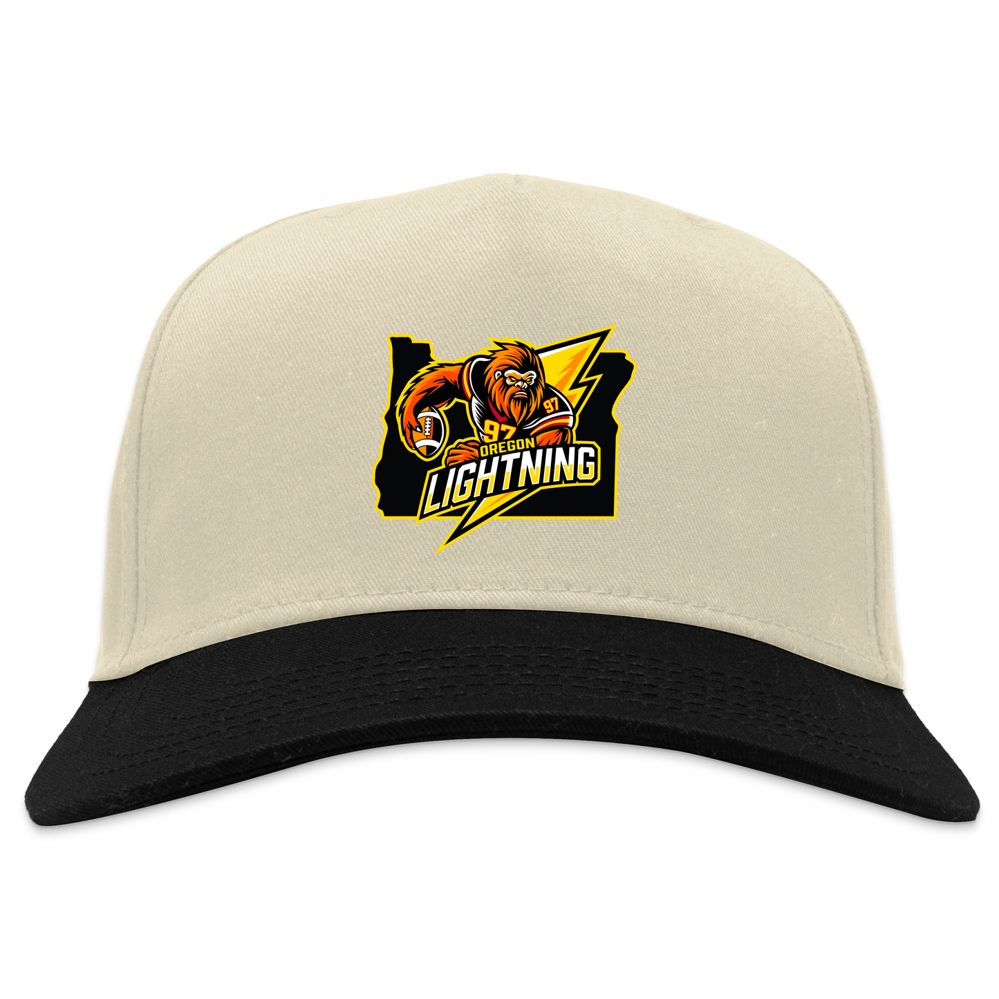 Oregon Lightning Snapback Hat