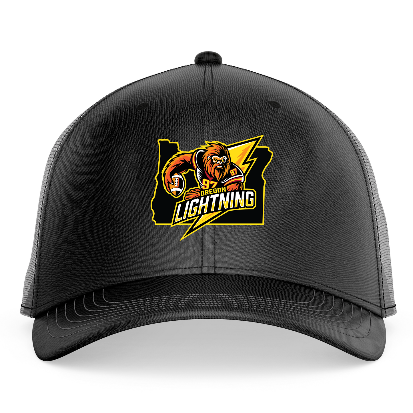 Oregon Lightning Trucker Hat