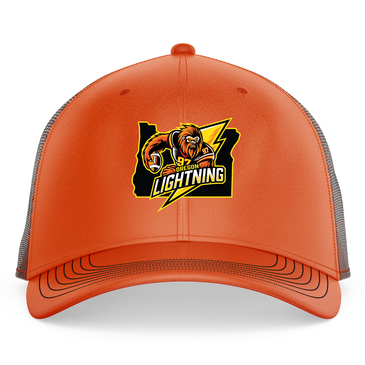 Oregon Lightning Trucker Hat