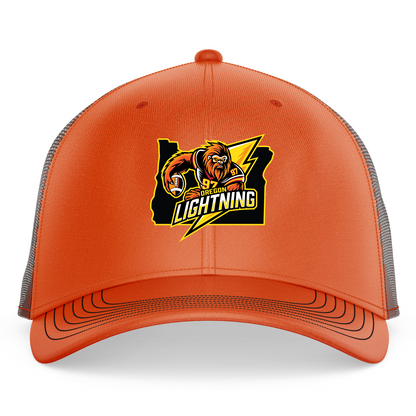 Oregon Lightning Trucker Hat