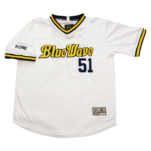 Orix Blue Wave Jersey - Small / White - Jerseys