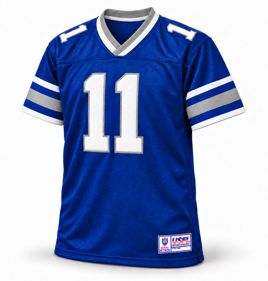 Orlando Renegades USFL jersey — blue front