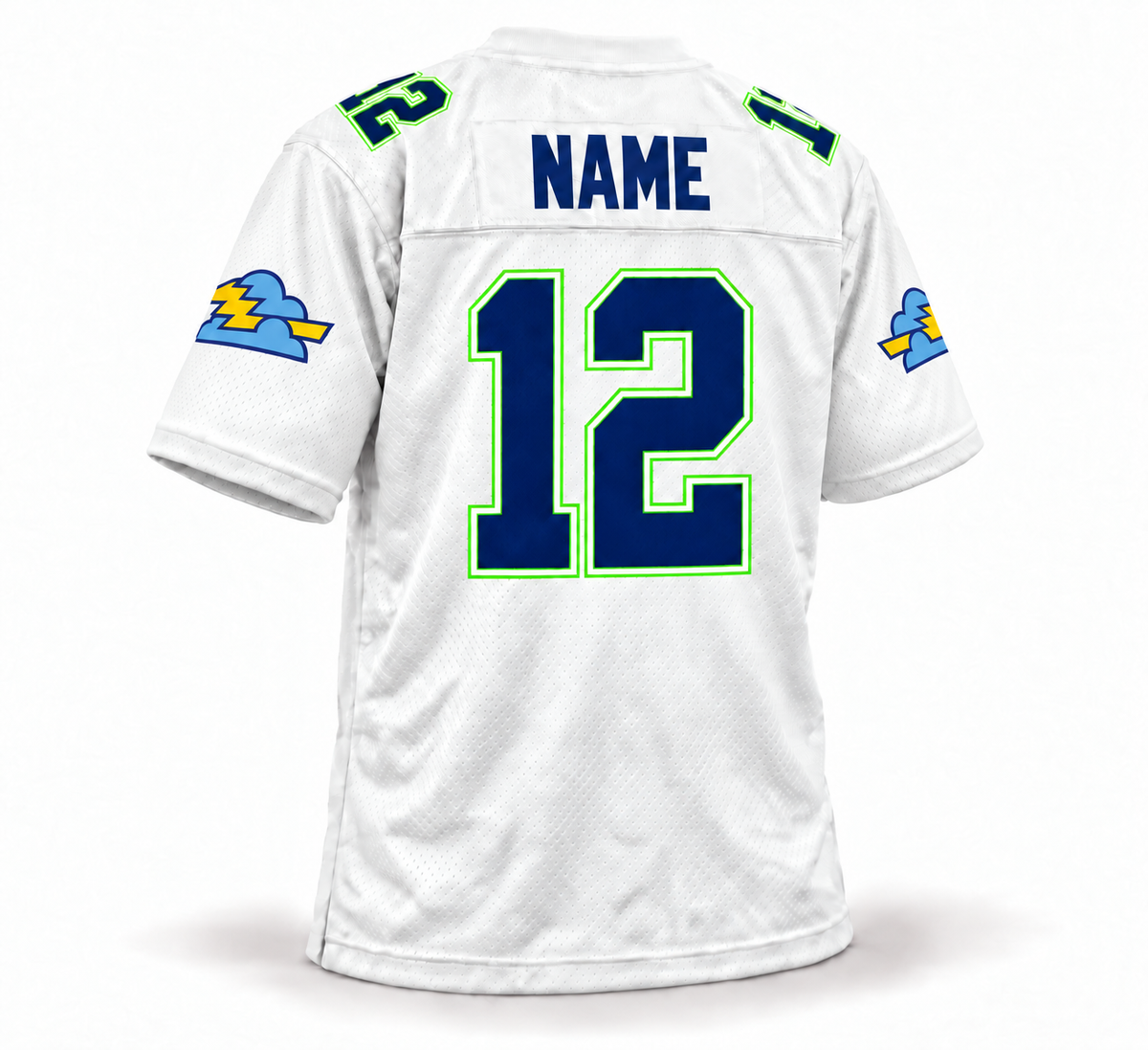 Orlando Thunder WLAF Jersey - White - Back