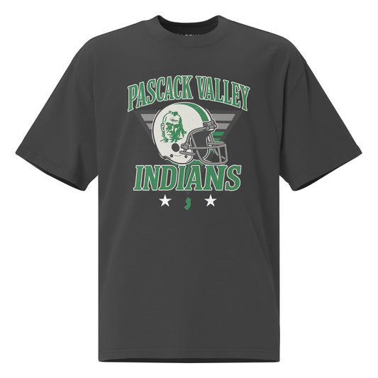 Pasack Valley High School Indians helmet T-shirt. 