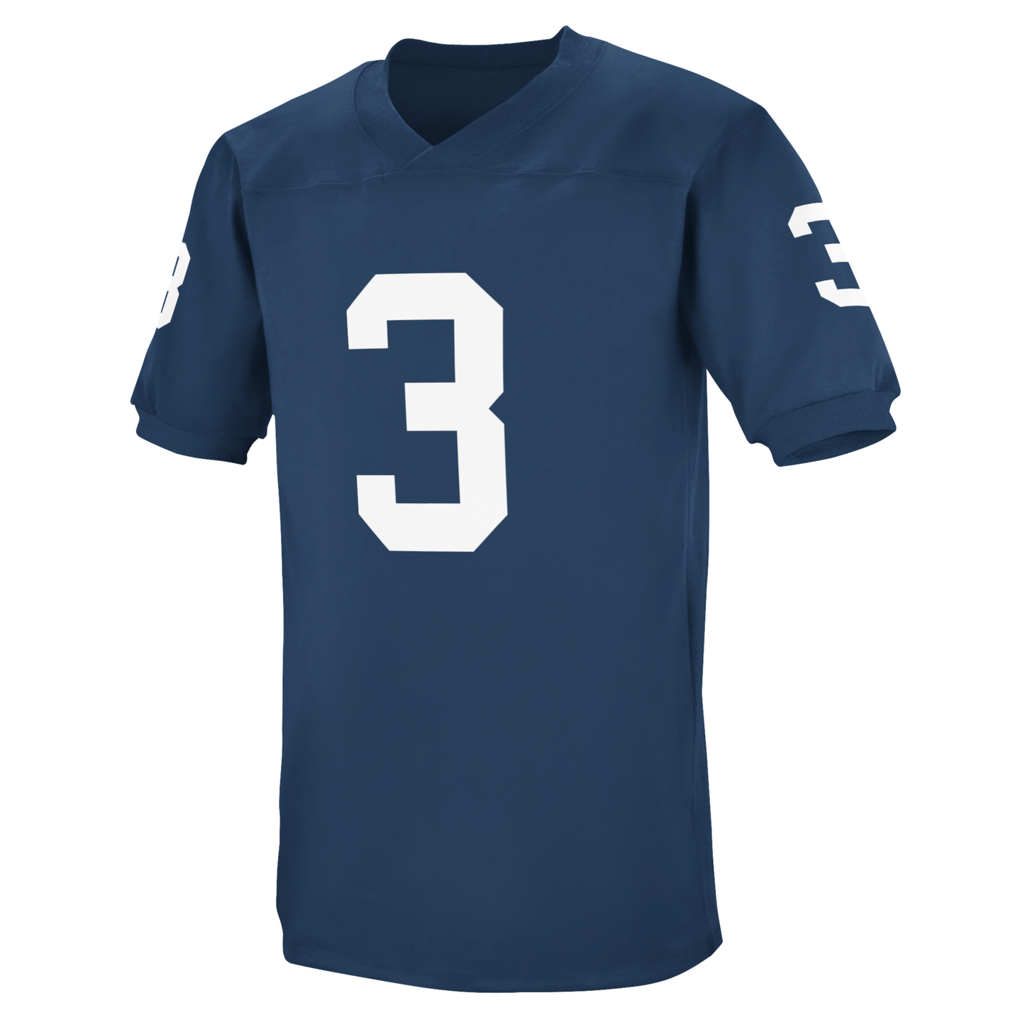 Penn State jersey blue large white #3 on chest, small on sleeves. Royal Retros