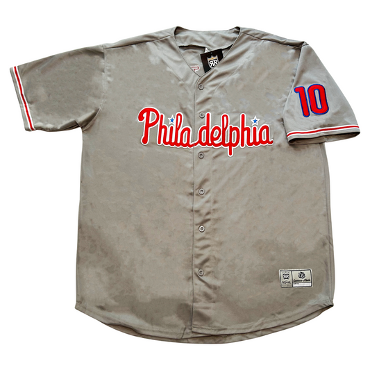 Philadelphia Baseball Jersey - Small / Gray - Jerseys
