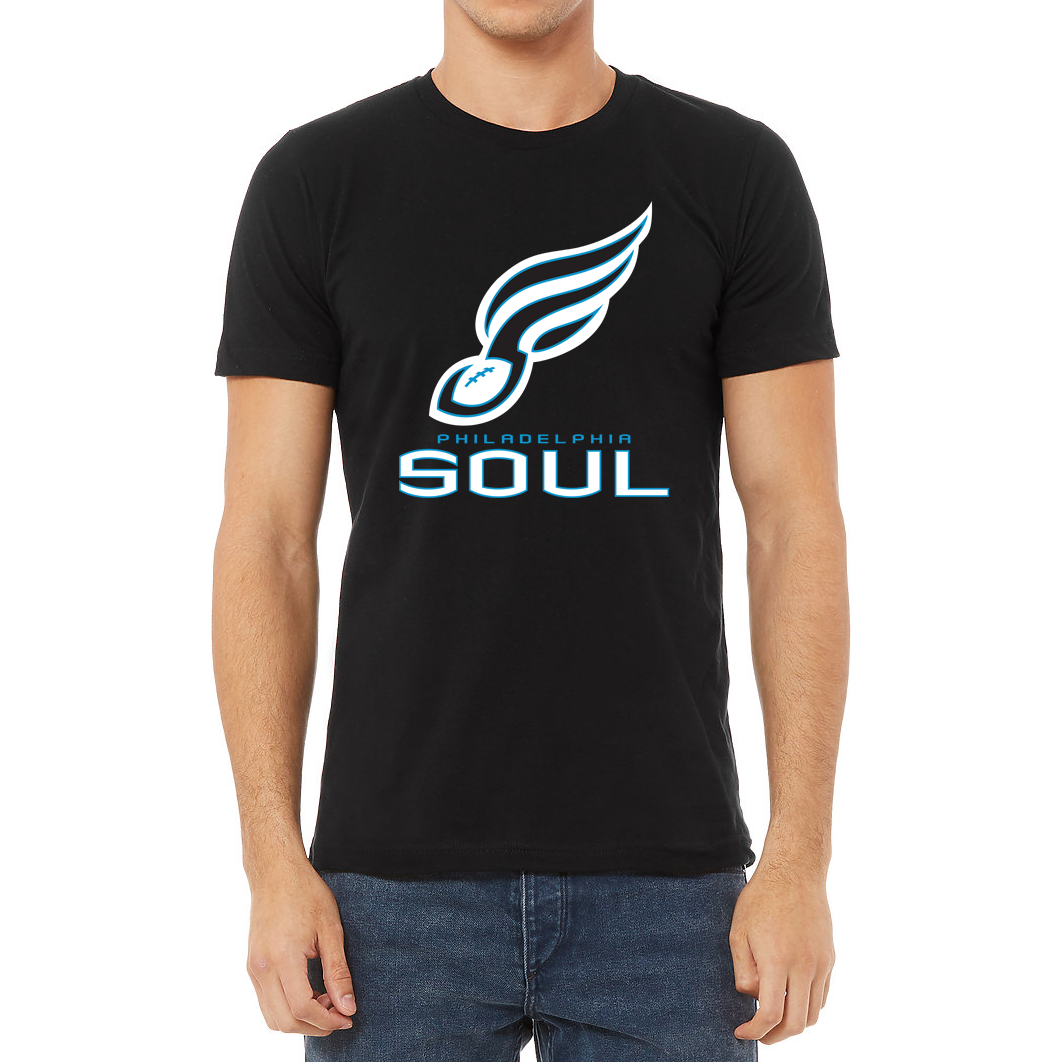 Philadelphia Soul Arena Football League T-shirt Royal Retros Black
