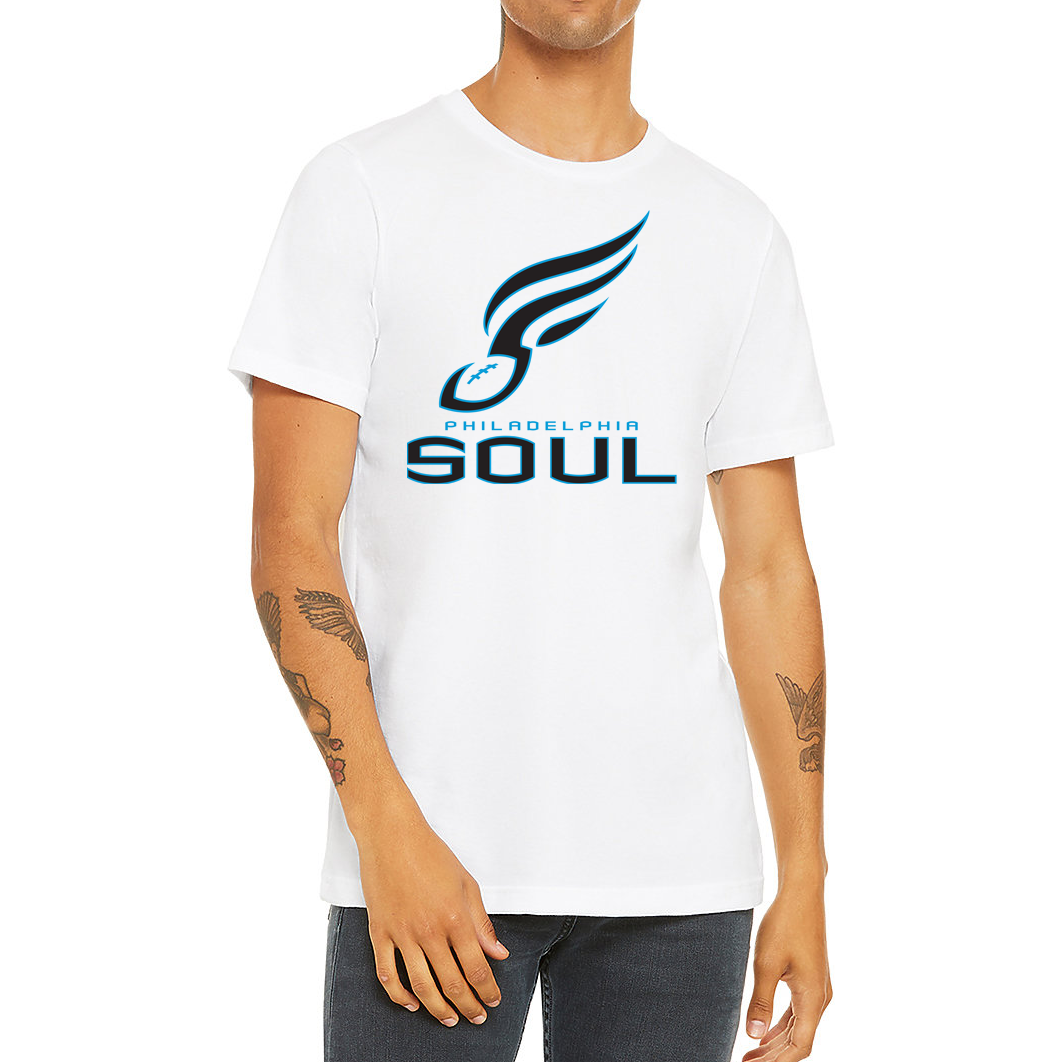 Philadelphia Soul Arena Football League T-shirt Royal Retros White