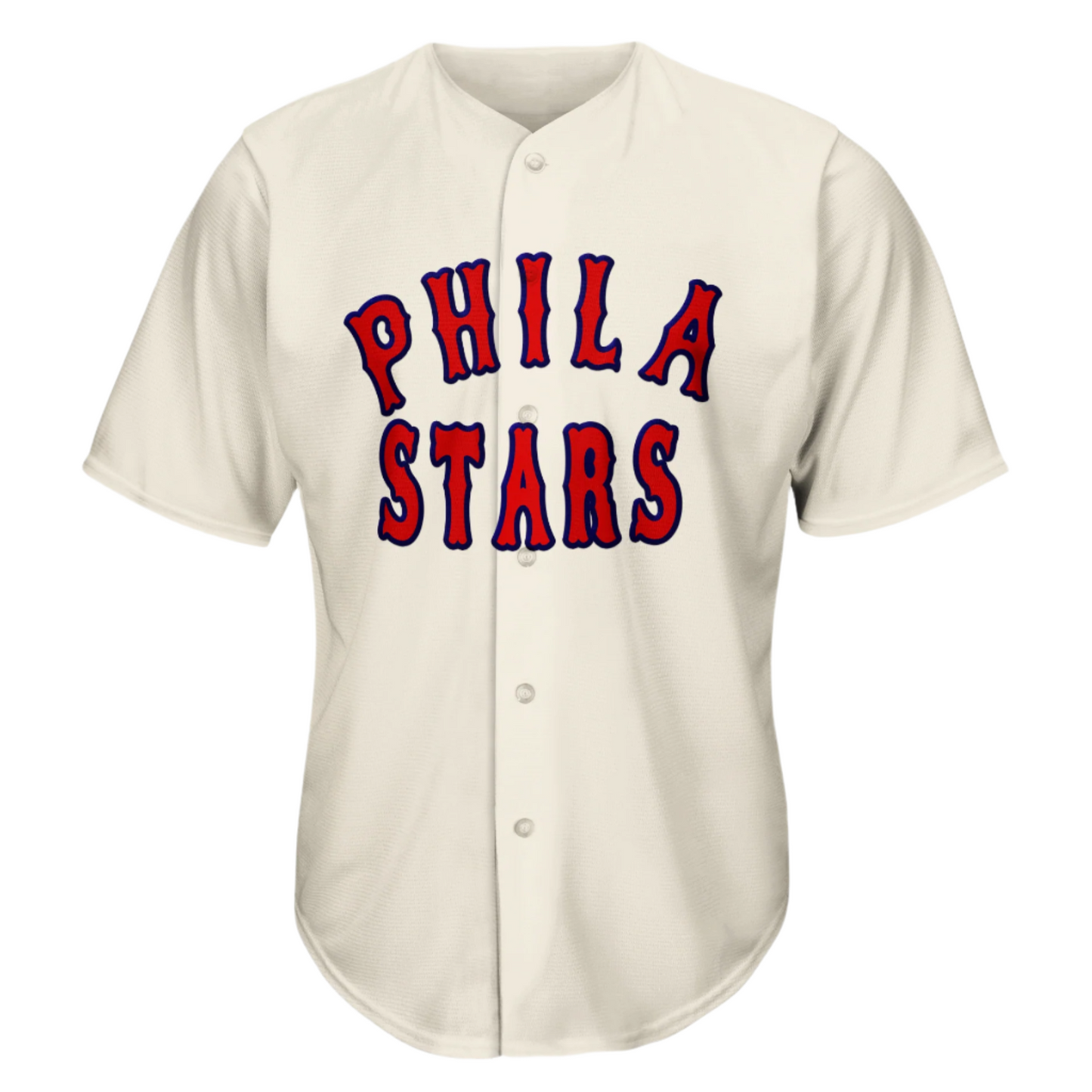 Philadelphia Stars NLB Jersey - Small / Cream - Jerseys