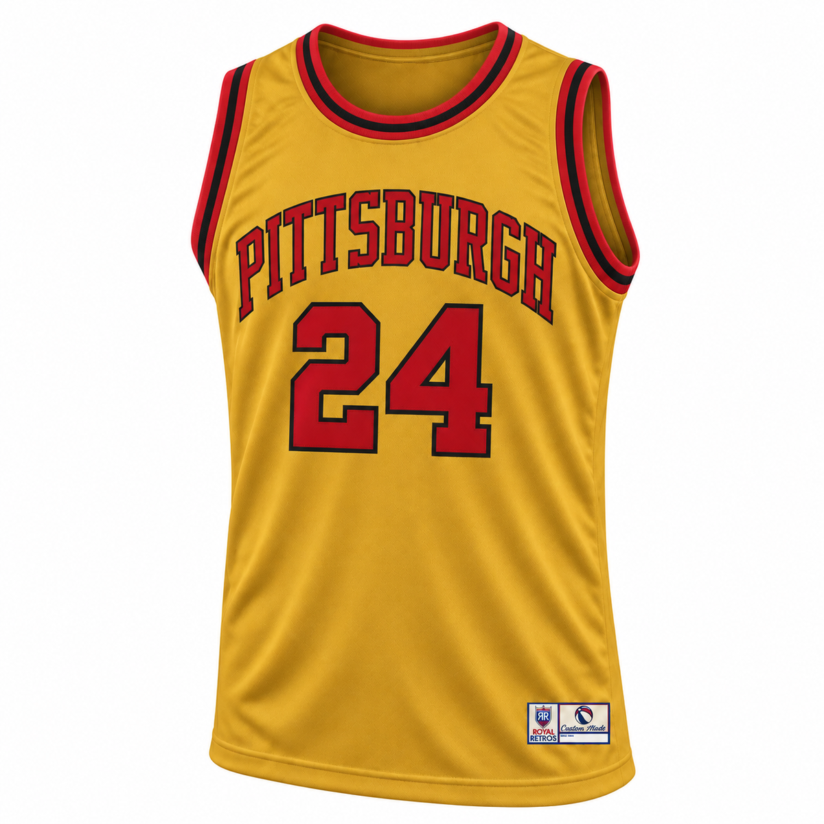 Pittsburgh Condors 1970–71 gold and black front, number 24