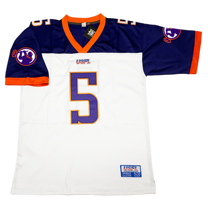 2022-23 Pittsburgh Maulers USFL Jersey - Small / White (2022) - Jerseys