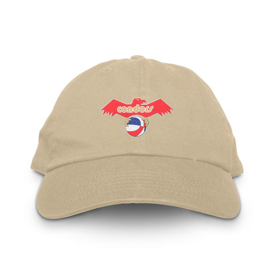 Khaki baseball cap for Pittsburgh Condors fans featuring a low profile design