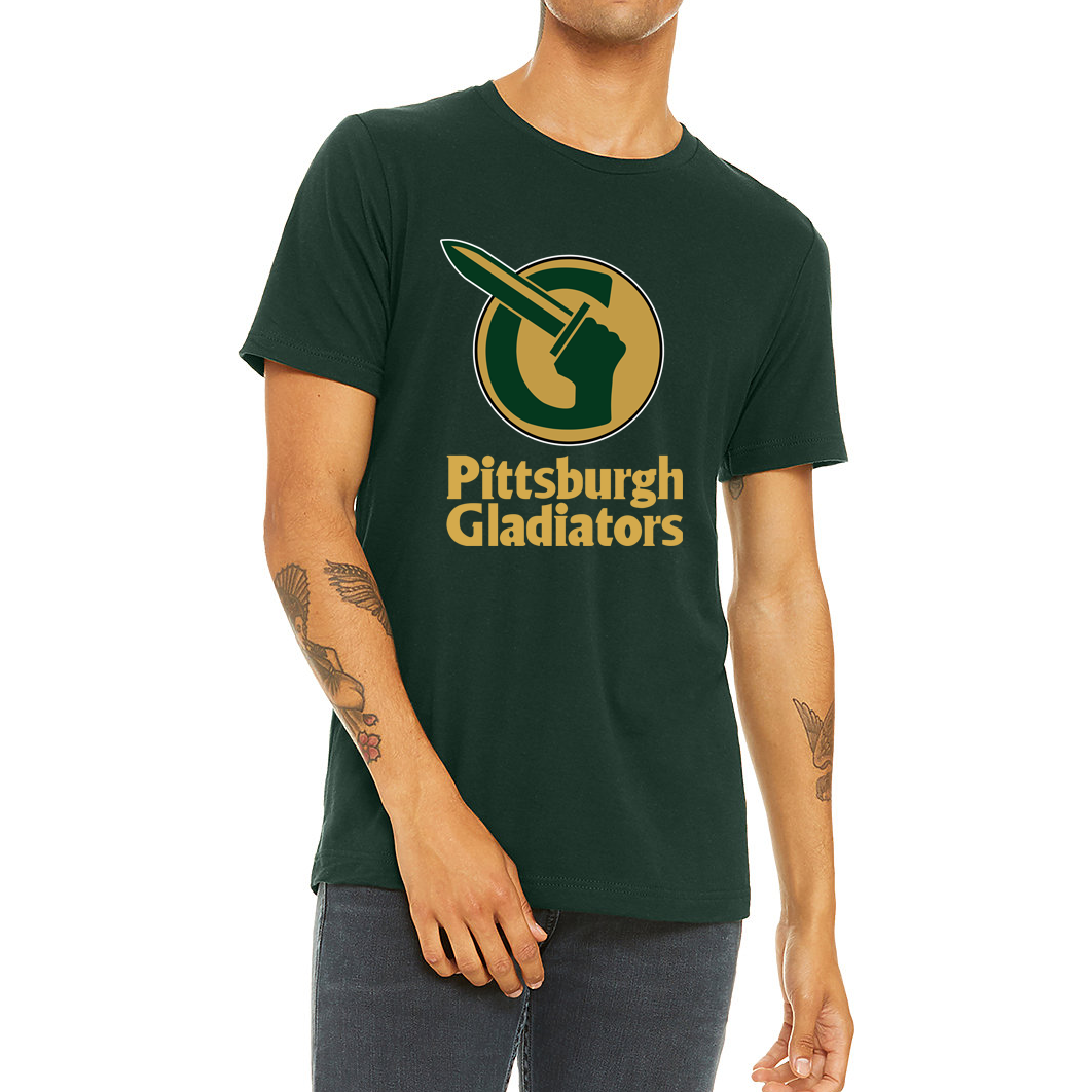 Pittsburgh Gladiators T-Shirt green Royal Retros