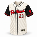Portland Rosebuds NLB Jersey - Cream
