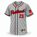 Portland Rosebuds NLB Jersey - Gray