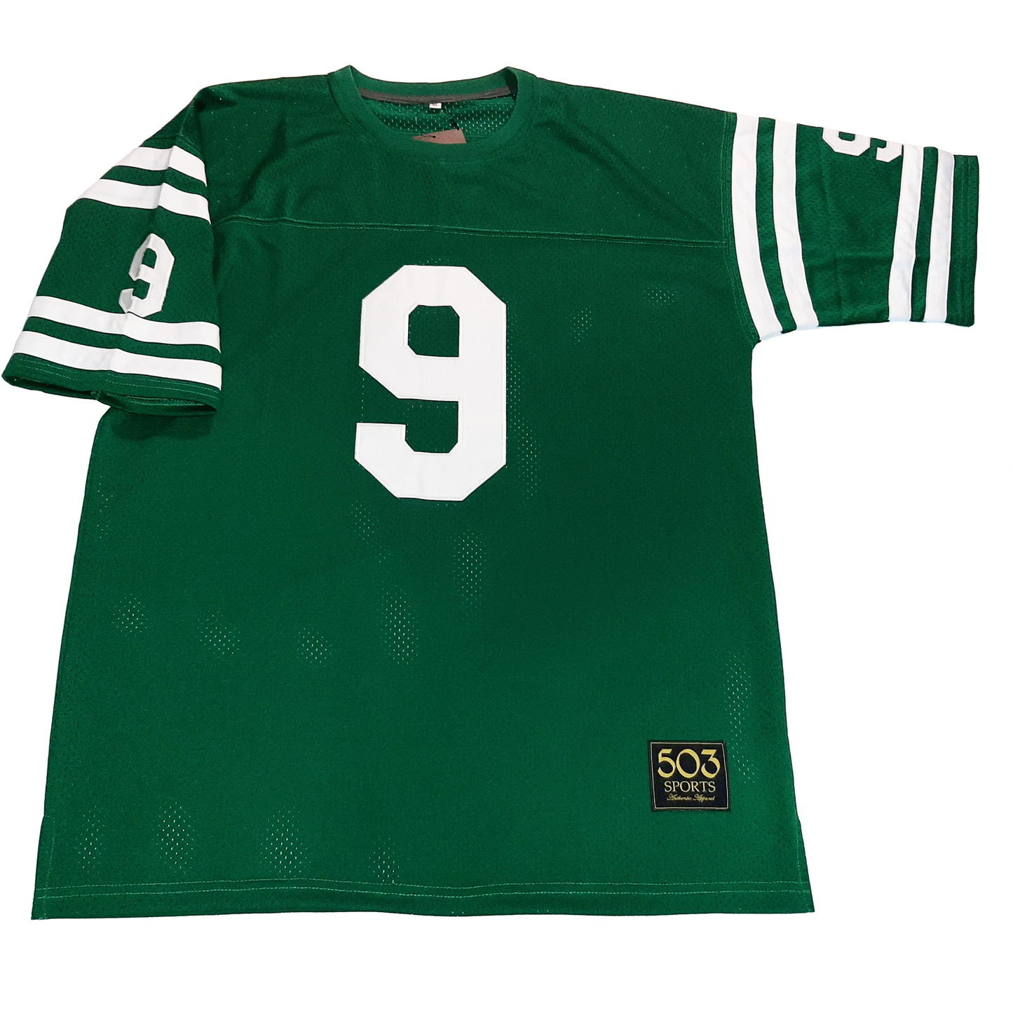 Green and White Football Jersey - Small / Green (shoulder stripes) - Jerseys