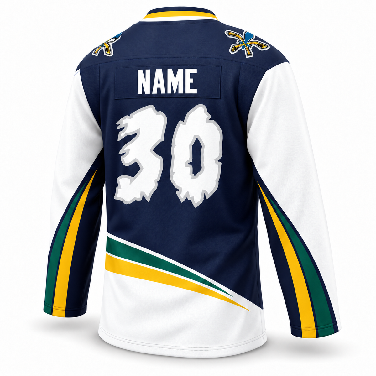 Quebec Rafales jersey - navy back