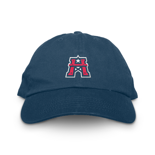 Houston Roughnecks Unstructured Hat - Navy / Adjustable - Hats