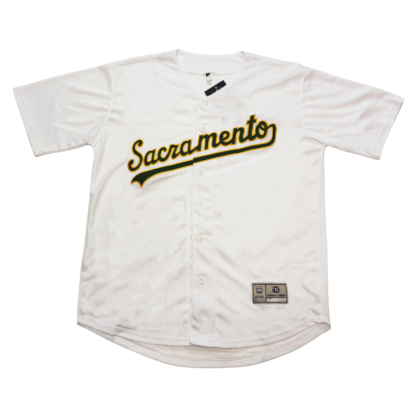 sacramento a's baseball jersey