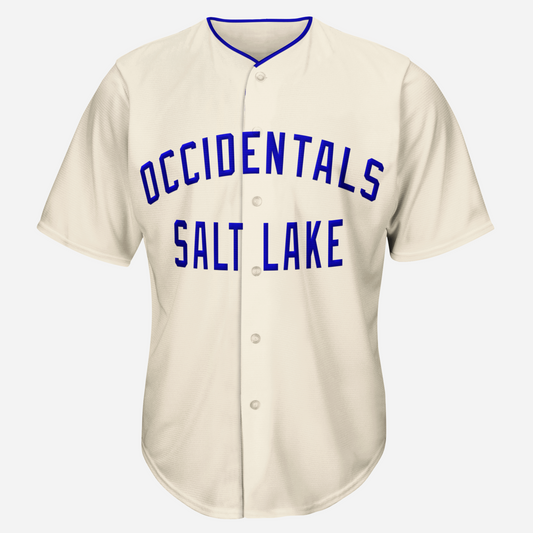 Salt Lake Occidentals NLB Jersey - Small / Cream - Jerseys