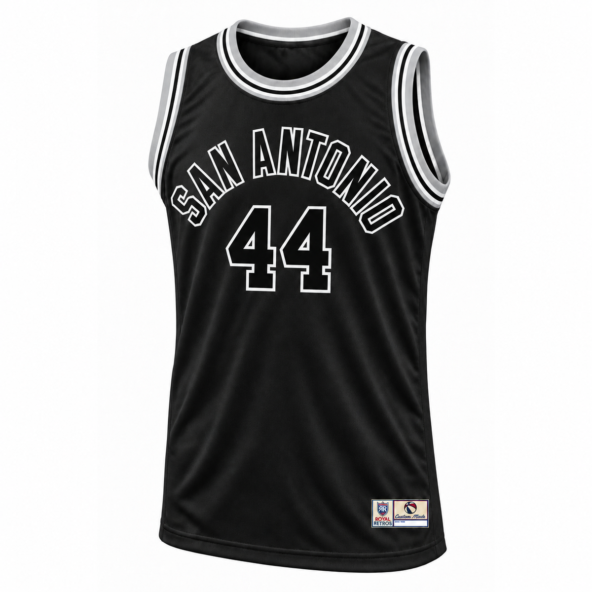 San Antonio ABA Jersey 1974–76 Black front, number 44