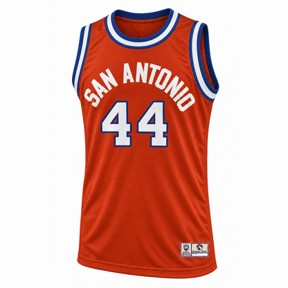 San Antonio ABA Jersey Red front, number 44