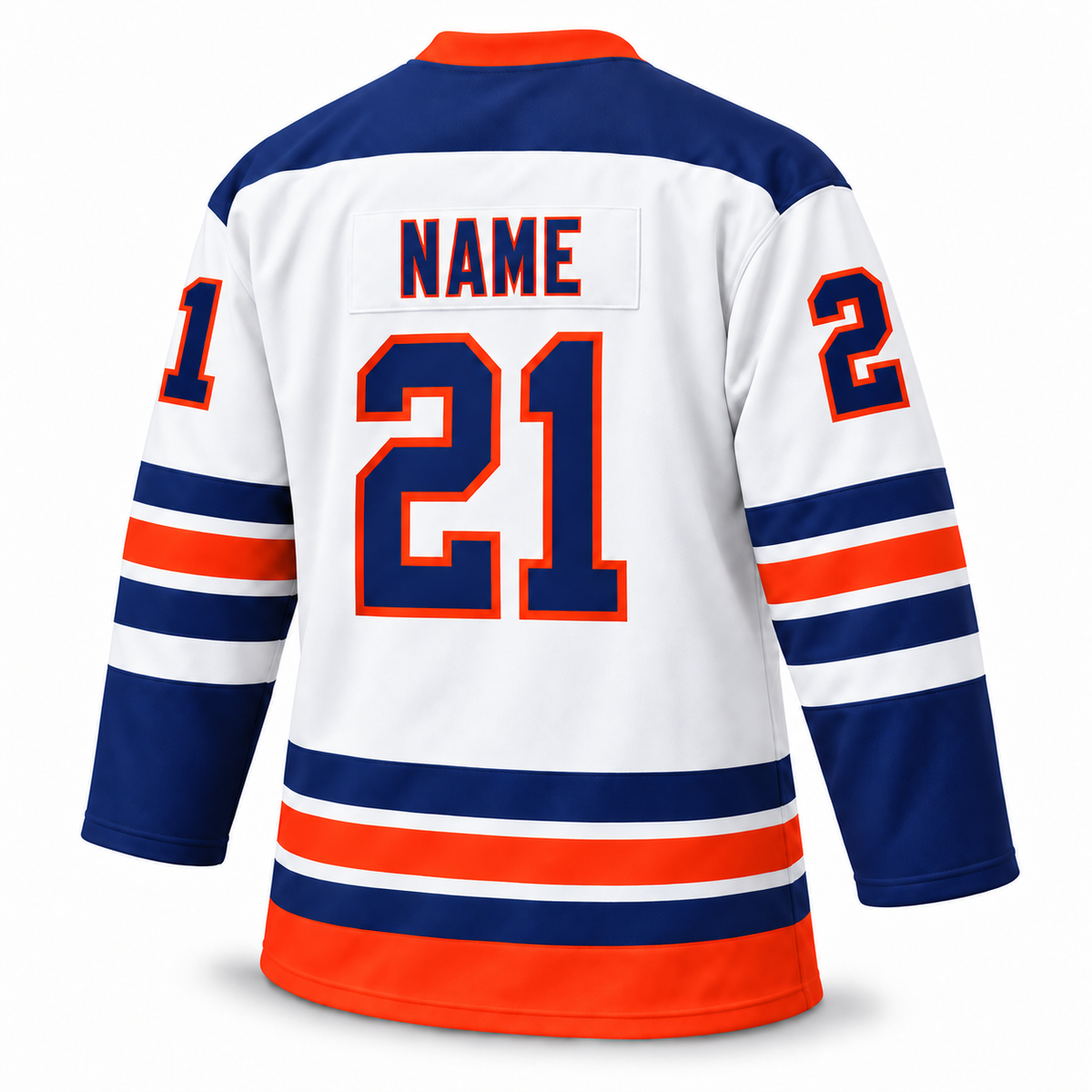 WHL San Diego Gulls white back hockey jersey mockup