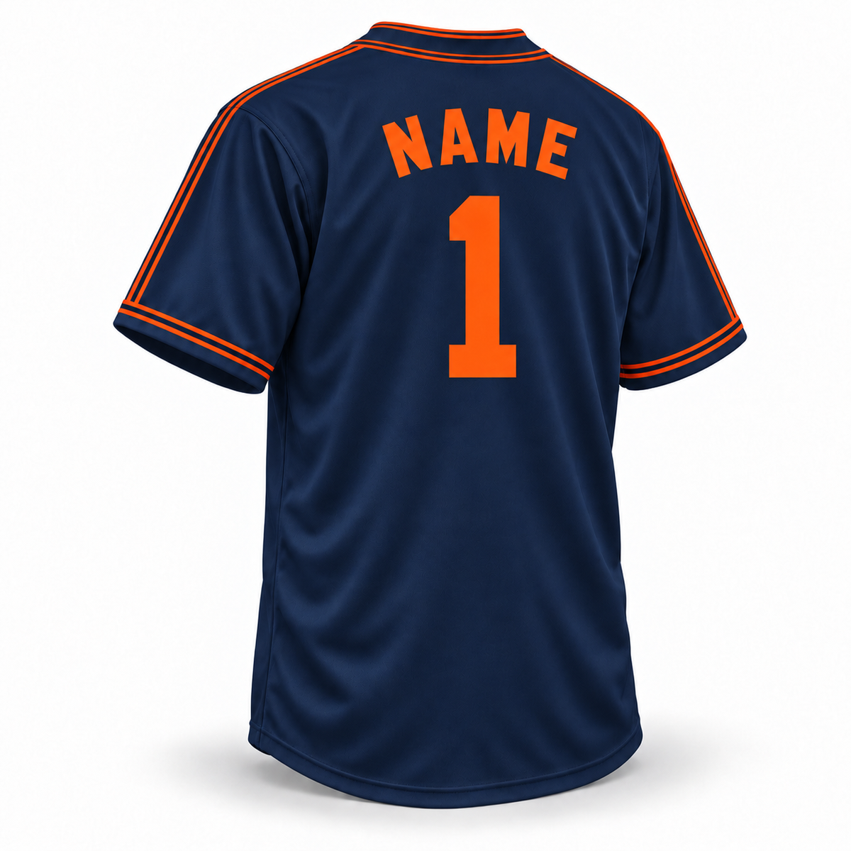 San Francisco Sea Lions NLB Remix Jersey — navy back with orange NAME and number 1