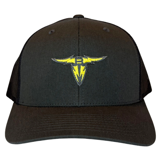 San Antonio Brahmas Trucker Cap - Charcoal / One Size - Hats