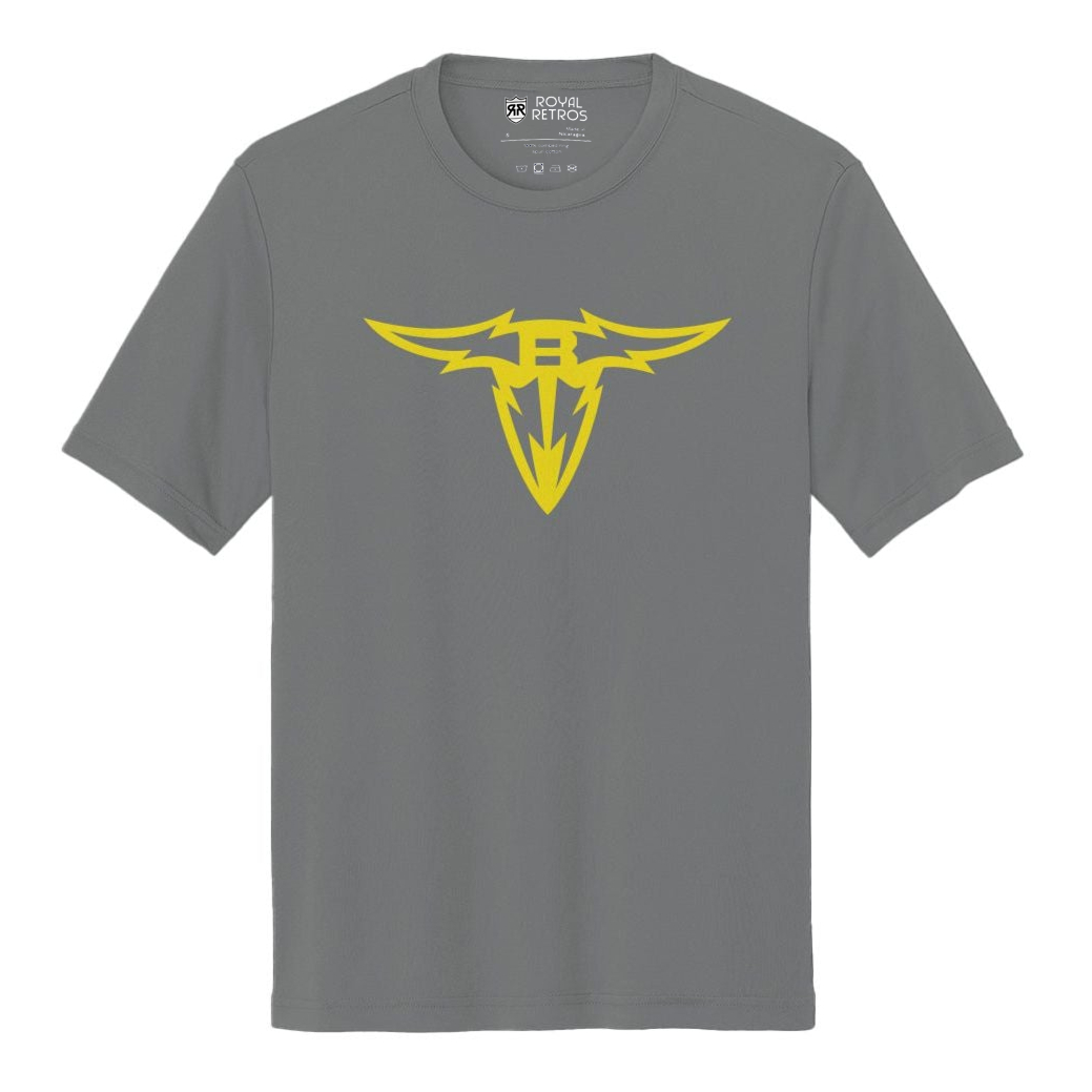 San Antonio Brahmas DynastyDry T-Shirt - Iron Grey / S - T-Shirts