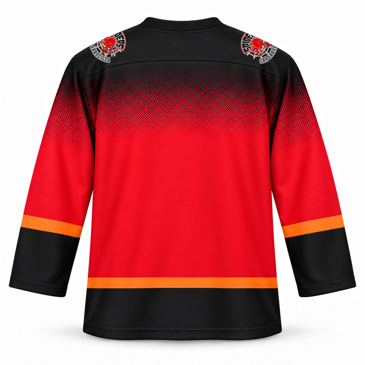 San Francisco Spiders graphic replica hockey jersey, alternate view