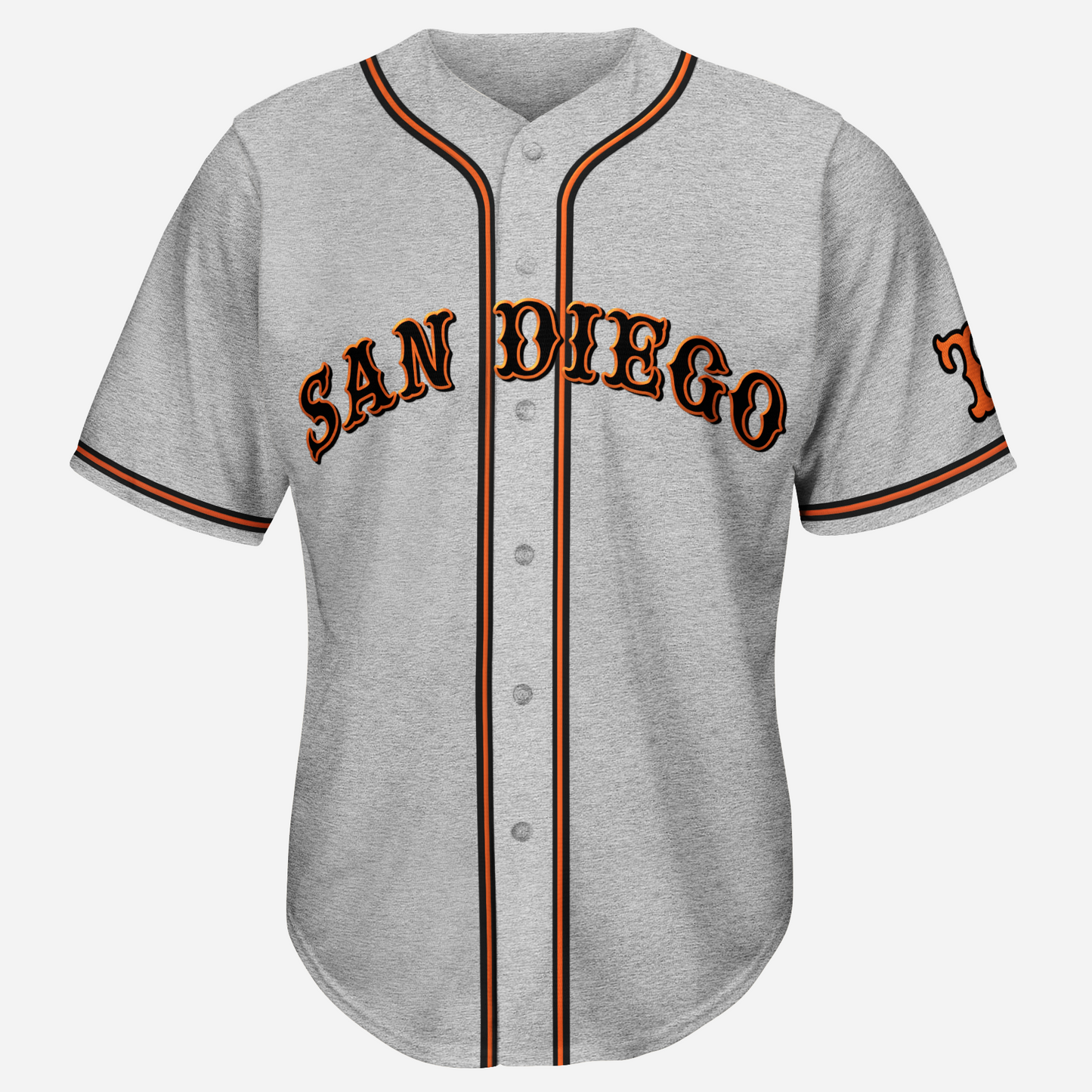 San Diego Tigers NLB Jersey - Small / Gray - Jerseys