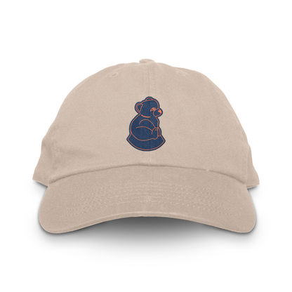 San Francisco Sea Lions Unstructured Hat cream with blue bear with orange trim Royal Retros