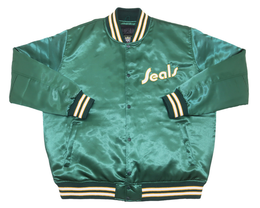 California Golden Seals Satin Jacket