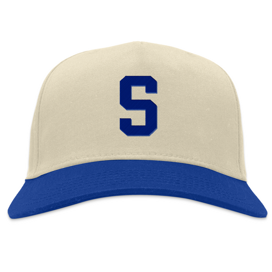 Seattle Pilots Cream Snapback Hat - Royal/ Natural / One Size - Hats