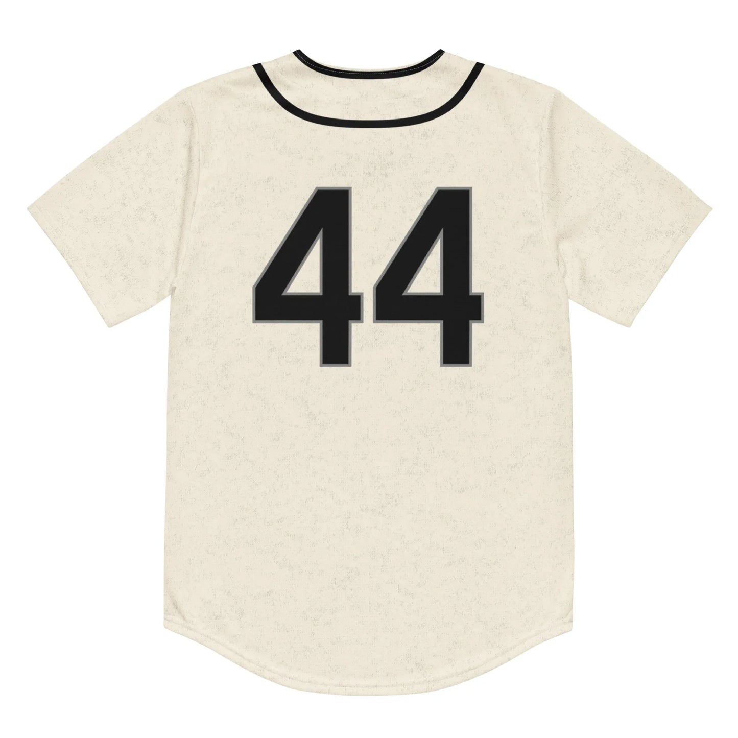 seattle_steelheads_replica_jersey_back. Double pinstripes around neck. #44 large on back. Navy. Royal Retros. 