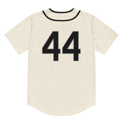 seattle_steelheads_replica_jersey_back. Double pinstripes around neck. #44 large on back. Navy. Royal Retros. 