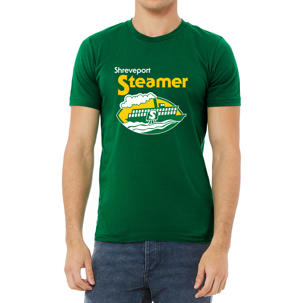 Shreveport Steamer WFL T-Shirt green Royal Retros