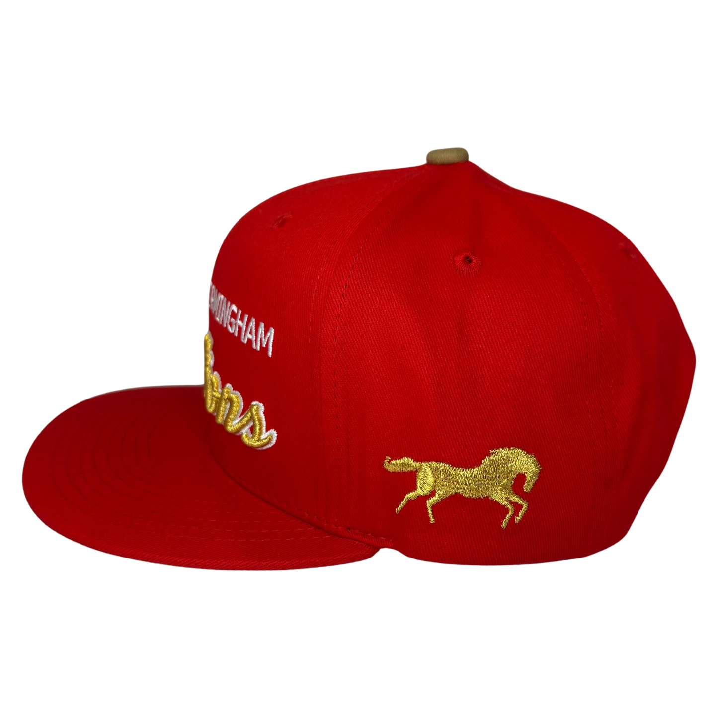 Birmingham Stallions Script Snapback Hat - One Size Fits Most / Red - Hats