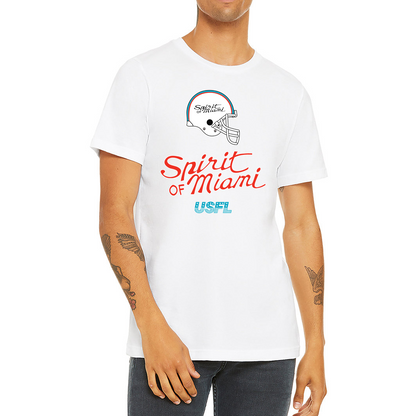 Spirit of Miami T-Shirt white Royal Retros