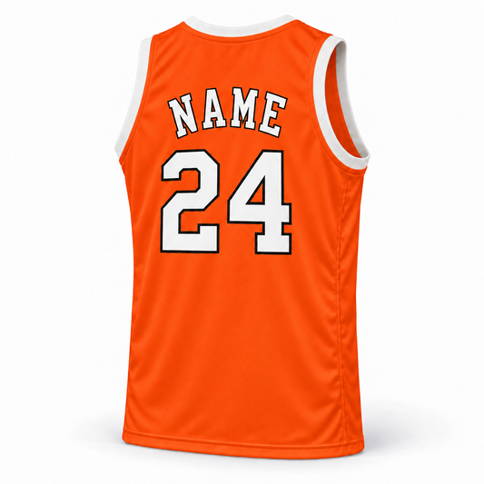 Spirits of St Louis orange jersey back, NAME and number 24