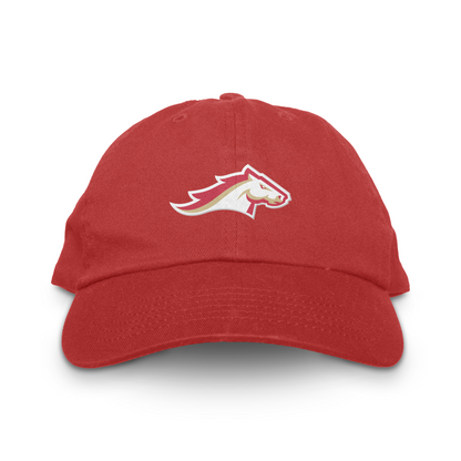 Birmingham Stallions Unstructured Hat - Red / Adjustable - Hats