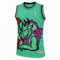 New Jersey Swamp Dragons Custom Jersey - Teal